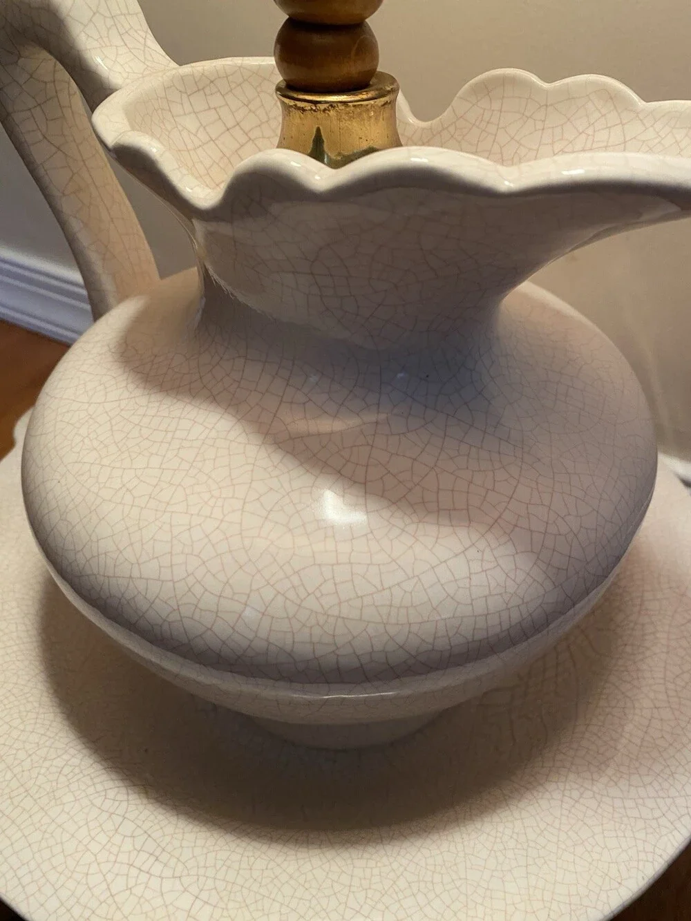 Vintage Teapot Lamp with Saucer and Cup 24